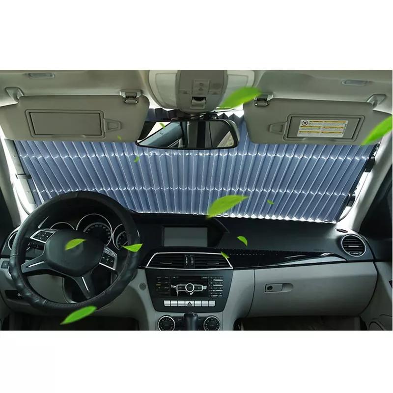 Pare-soleil de fenêtre de voiture pare-brise rétractable  -  غطاء ألمنيوم لحماية داخل السيارة من الحرارة - JUMIASTOCK
