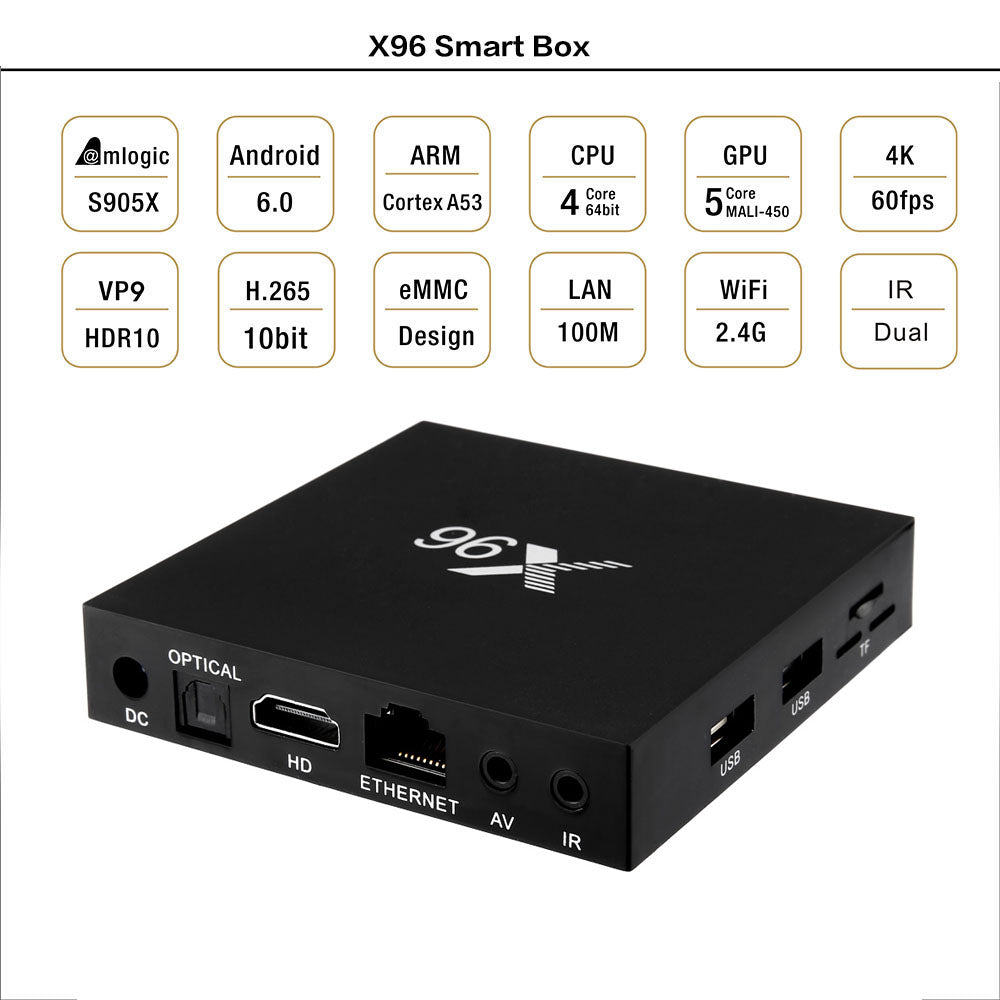 X96 Android 6.0 TV Box - JUMIASTOCK