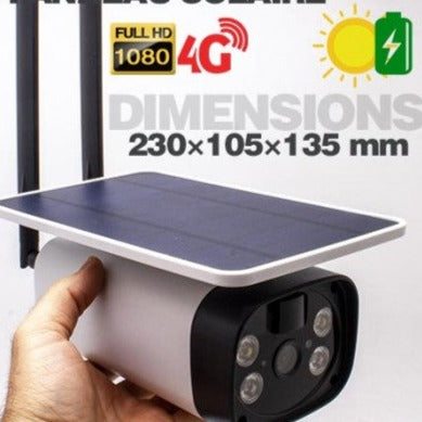 G4  كاميرا المراقبة  بالطاقة الشمسية كارت سيم - JUMIASTOCK
