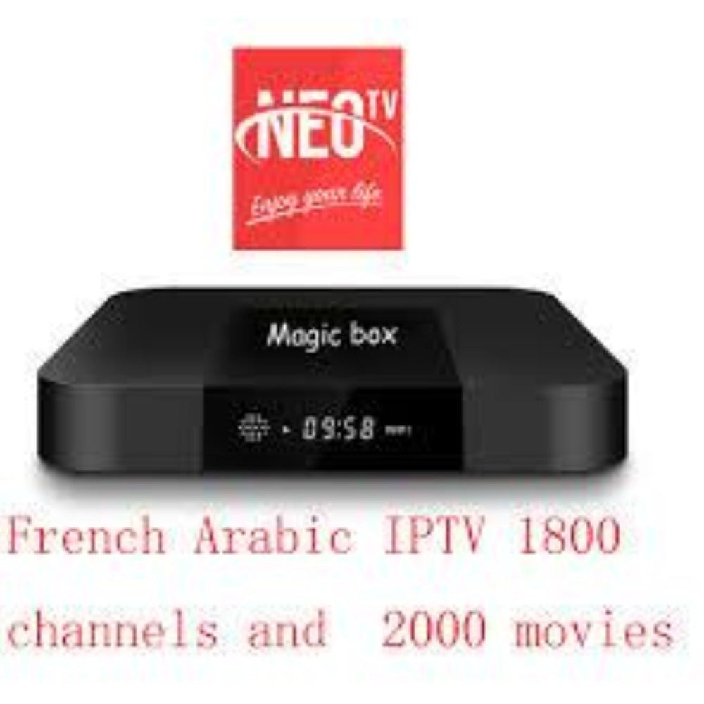 Abonnement Neo Tv Pro IPTV SMART TV et ANDROID 12mois / IPTV + VOD - JUMIASTOCK