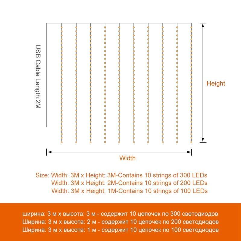 Accueillons 2021 Noël avec ce rideau fantastique lumières - JUMIASTOCK